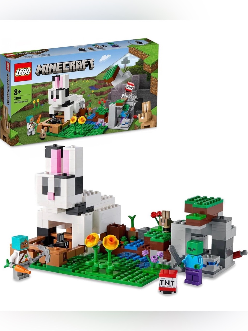 BRAND NEW Sealed LEGO Minecraft: The Rabbit Ranch (21181)